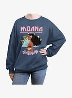 Disney Moana Voyager And Adventurer Girls Oversized Sweatshirt