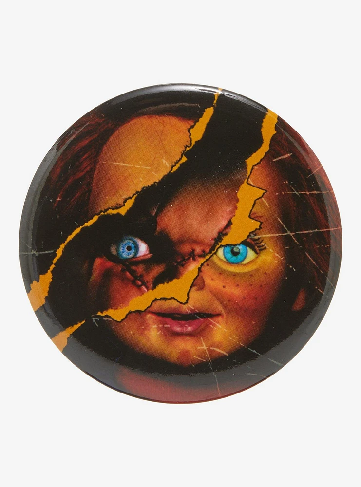 Chucky Scratch 3 Inch Button