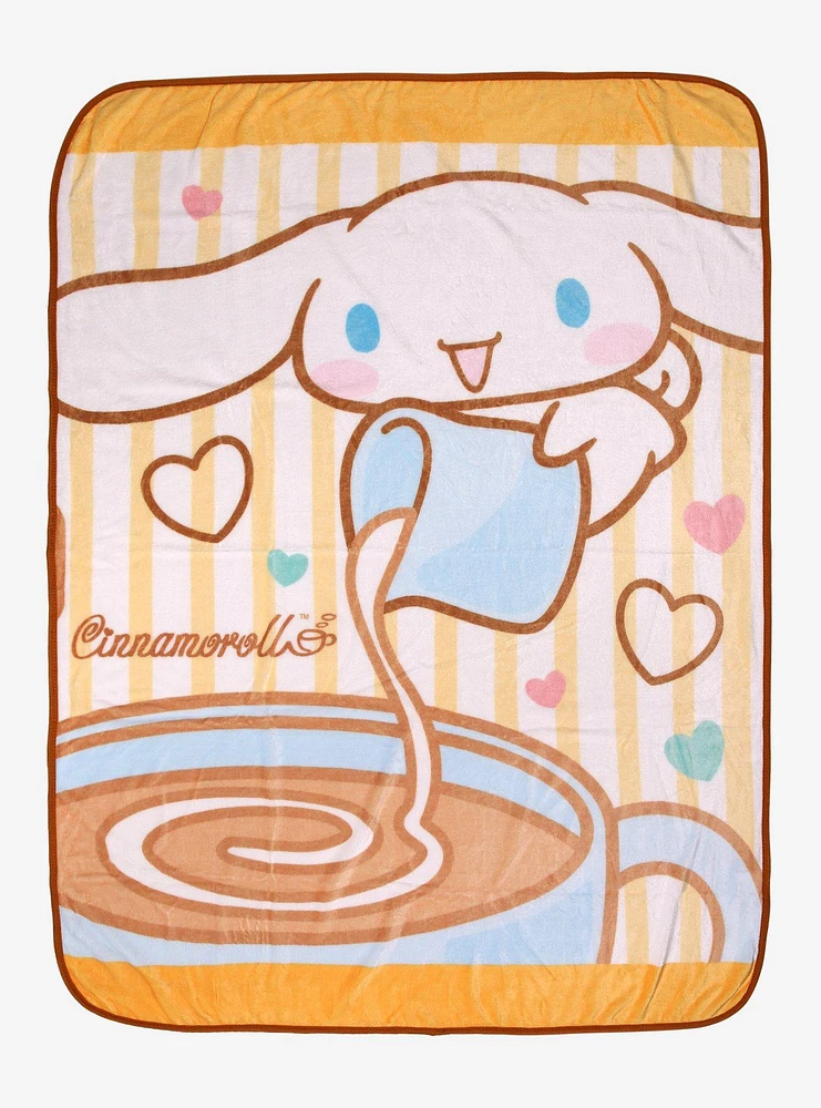 Sanrio Cinnamoroll Latte Fleece Throw