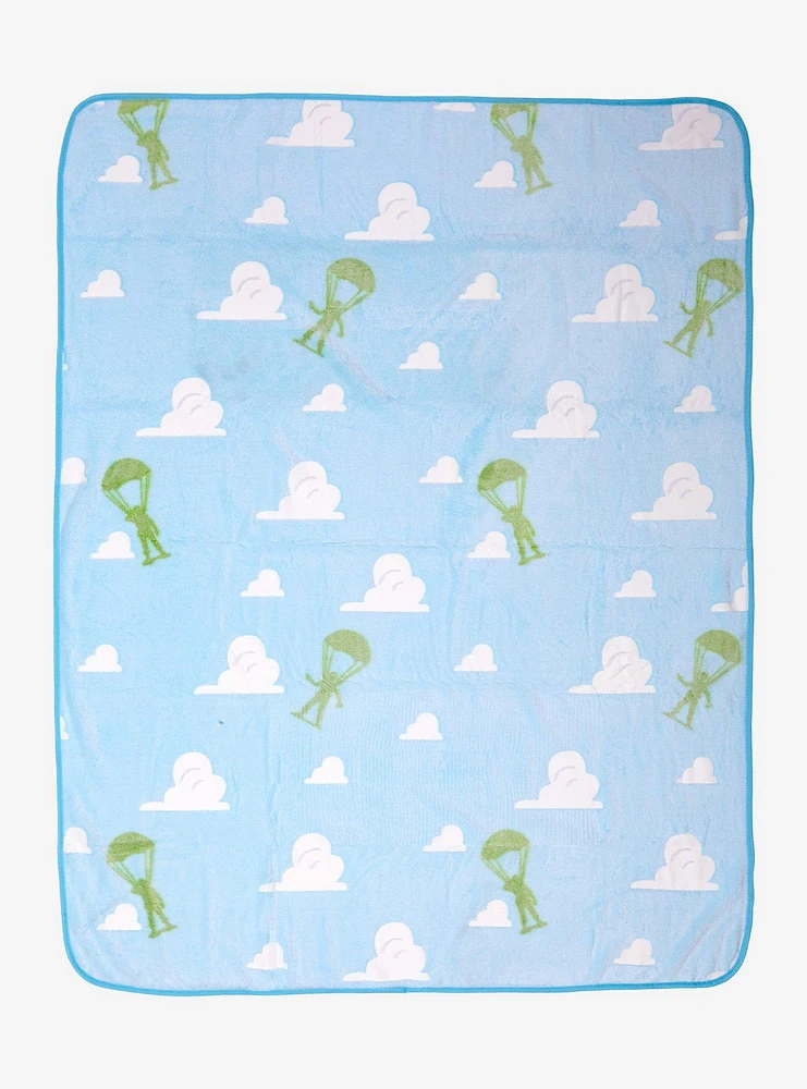 Disney Pixar Toy Story Green Army Men Throw