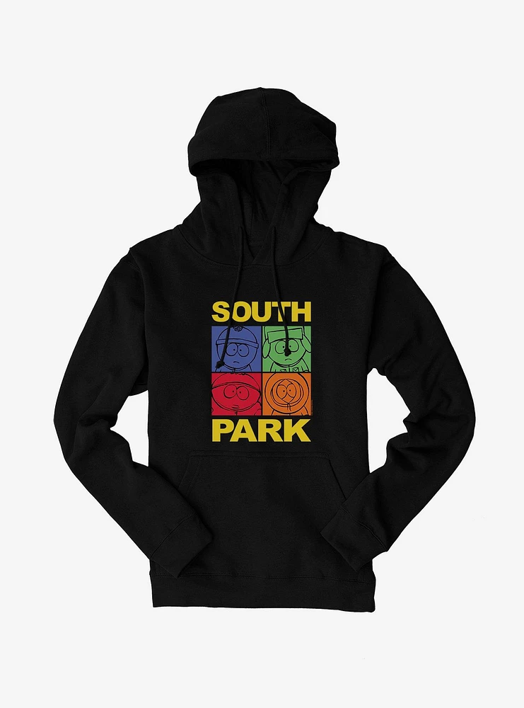 South Park Character Color Blocks Hoodie