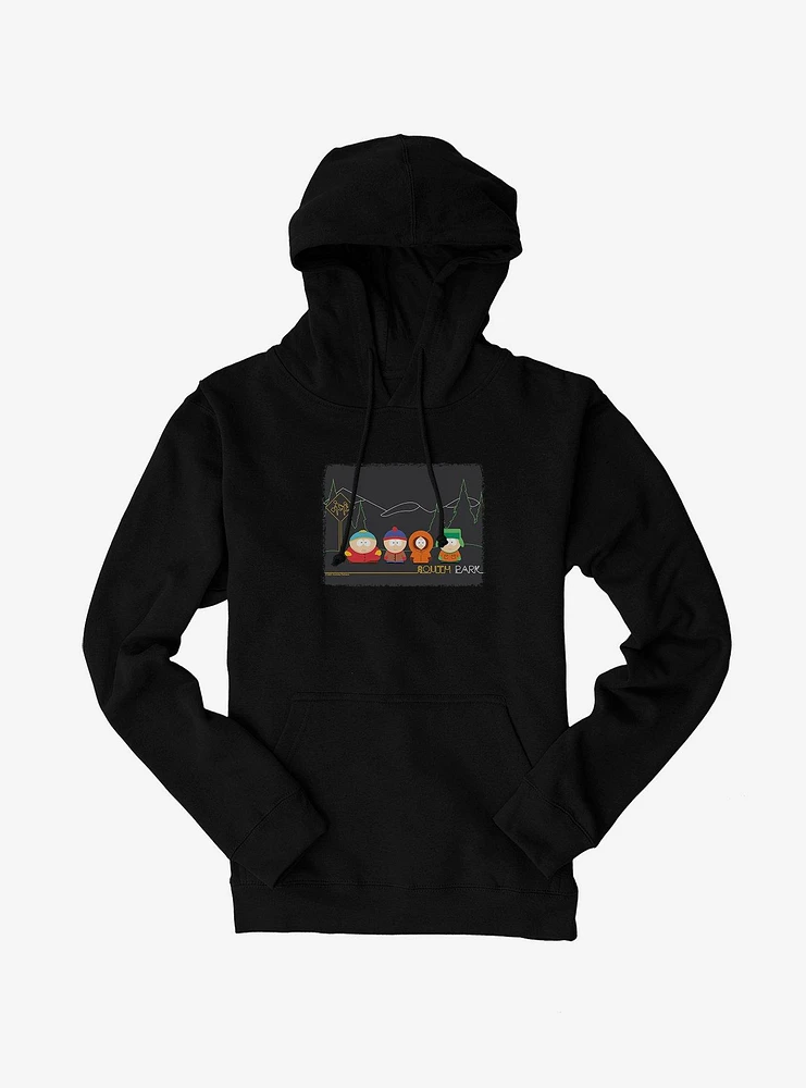 South Park Line Art Hoodie