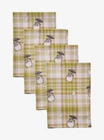 Studio Ghibli® My Neighbor Totoro Plaid Totoro Allover Print Cloth Napkin Set - BoxLunch Exclusive