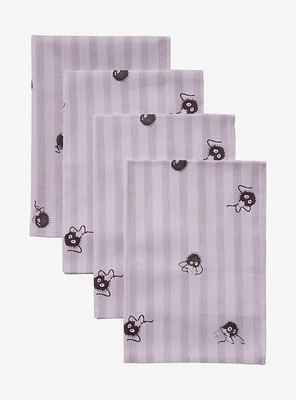 Studio Ghibli® Spirited Away Soot Sprites Striped Cloth Napkin Set - BoxLunch Exclusive