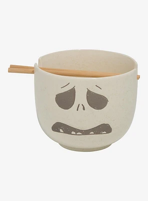 Disney The Nightmare Before Christmas Jack Skellington Face Ramen Bowl with Chopsticks - BoxLunch Exclusive
