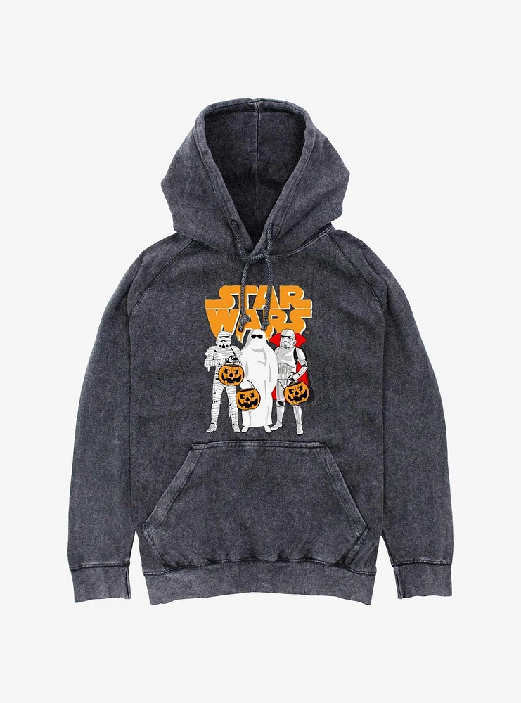 Star Wars Trick Or Treat Mineral Wash Hoodie