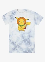 Pokemon Pumpkin Hat Tie-Dye T-Shirt