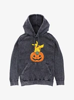 Pokemon Pikachu Pumpkin Mineral Wash Hoodie