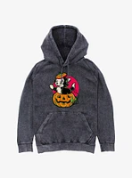 Disney100 Figaro Inside A Pumpkin Mineral Wash Hoodie