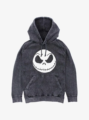 Disney The Nightmare Before Christmas Big Face Jack Mineral Wash Hoodie