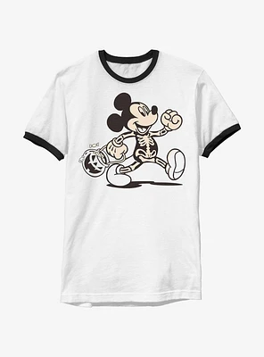 Disney Mickey Mouse Funny Bones Ringer T-Shirt