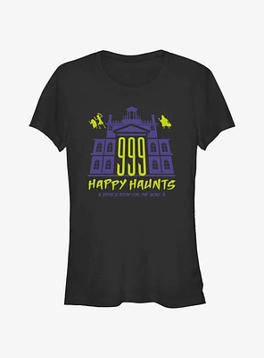 Disney The Haunted Mansion 999 Happy Haunts Girls T-Shirt