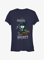 Disney The Haunted Mansion Friends Of Happy Haunts Girls T-Shirt