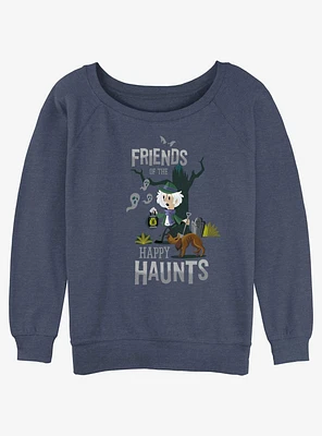 Disney The Haunted Mansion Friends Of Happy Haunts Girls Slouchy Sweatshirt