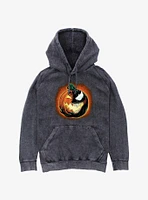 Marvel Venom Venomized Pumpkin Mineral Wash Hoodie