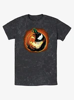 Marvel Venom Venomized Pumpkin Mineral Wash T-Shirt