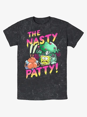 SpongeBob SquarePants Nasty Patty Mineral Wash T-Shirt