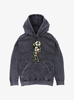 Disney100 Mickey Mouse Skeleton Costume Mineral Wash Hoodie