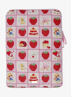 Sonix Strawberry Shortcake Checkered Icons Laptop Sleeve