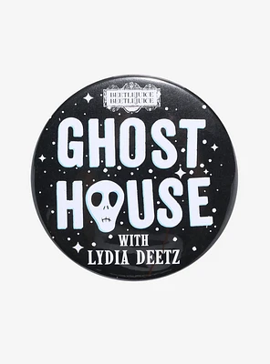 Beetlejuice Beetlejuice Ghost House 3-Inch Button