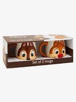 Disney Chip & Dale Figural Mug Set