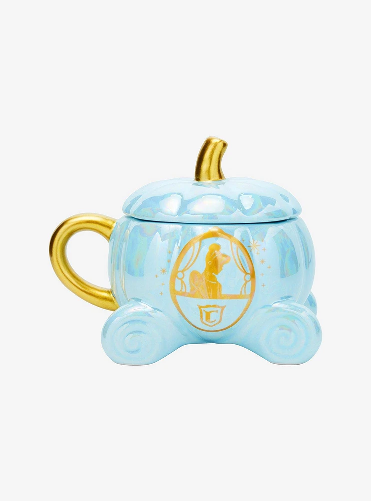 Disney Cinderella Carriage Mug with Lid