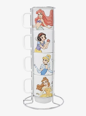 Disney Princess Illustrated Stacking Mug Set