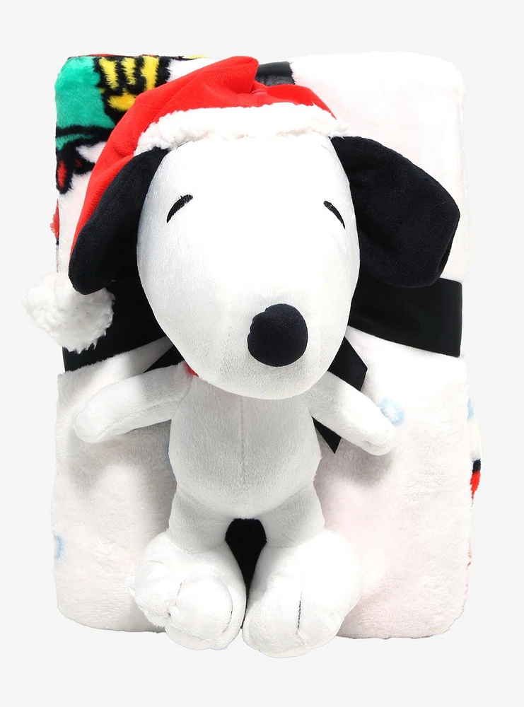 Peanuts Snoopy Holiday Hugger Pillow & Throw Set