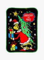 Dr. Seuss How The Grinch Stole Christmas! Grinchy Or Nice Throw Blanket