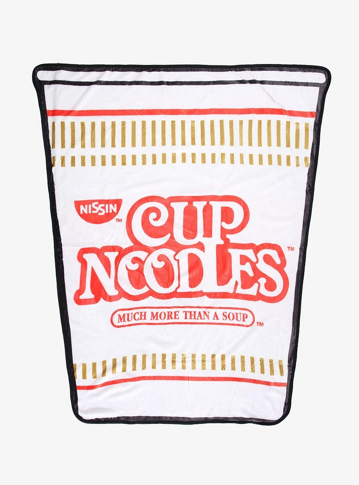 Nissin Cup Noodles Figural Throw Blanket