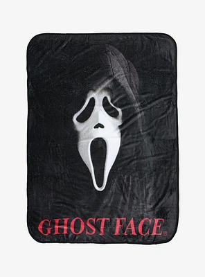 Ghost Face Mask Throw Blanket