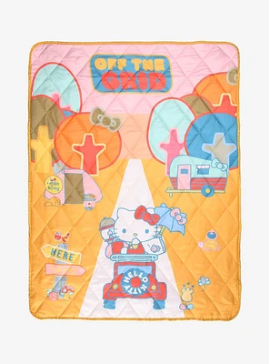 Hello Kitty Off The Grid Outdoor Throw Blanket