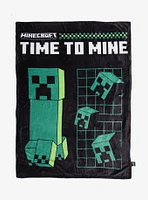 Minecraft Creeper Reversible Throw Blanket