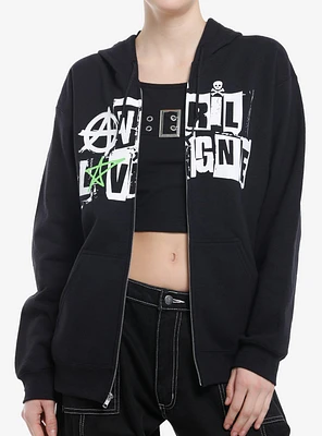 Avril Lavigne Greatest Hits Tour Girls Hoodie