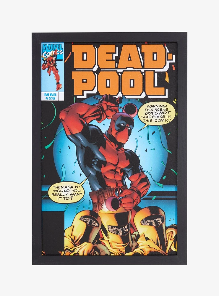 Marvel Deadpool Comic Book Framed Wall Art