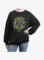 Beetlejuice Groovy Girls Oversized Sweatshirt