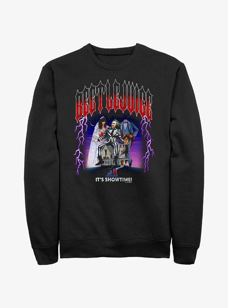 Beetlejuice Metal Lightning Sweatshirt