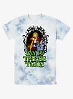 Beetlejuice Say It Three Times Tie-Dye T-Shirt