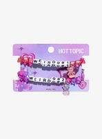 Weirdo 1 & 2 Gummy Star Best Friend Bead Bracelet Set