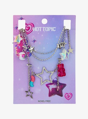 Candy Star Charm Necklace set