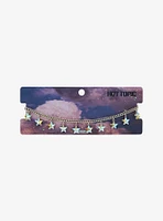 Iridescent Star Charm Choker