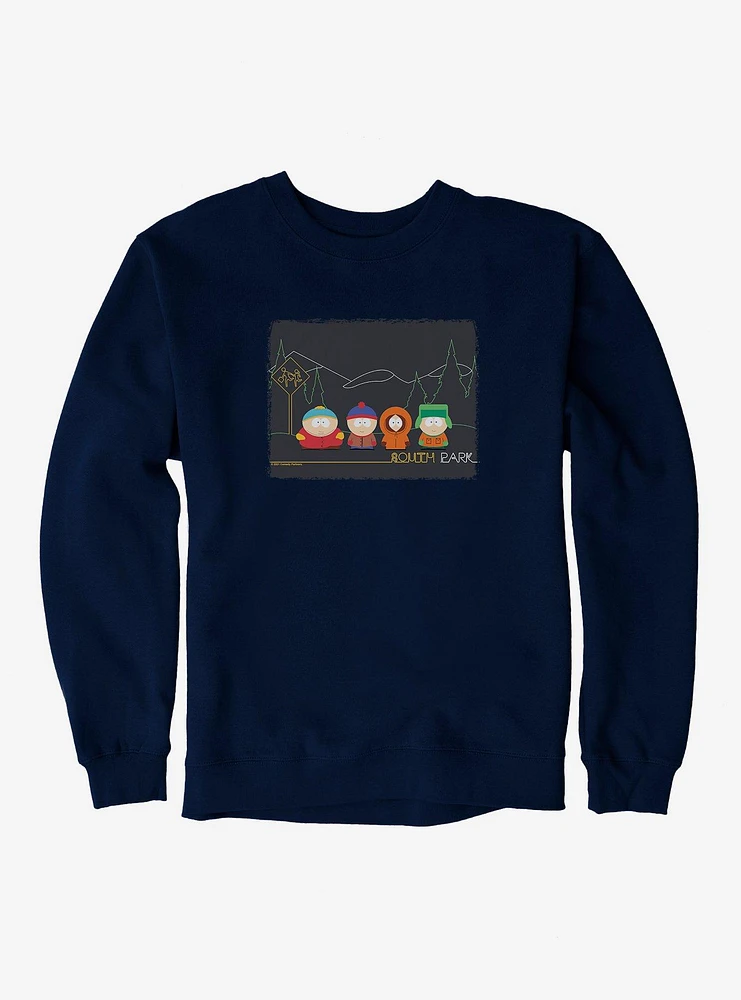 South Park Line Art Intro Sweatshirt