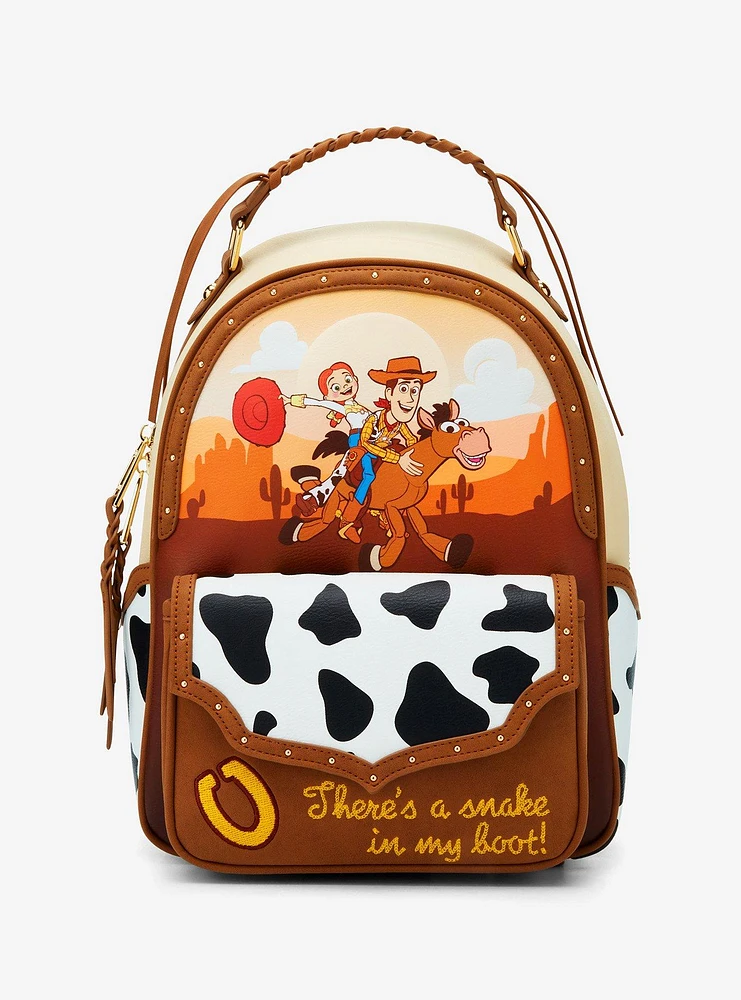 Disney Pixar Toy Story Woody, Jessie, and Bullseye Western Mini Backpack — BoxLunch Exclusive