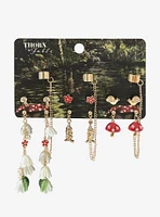 Thorn & Fable Gnome & Mushroom Earring Set