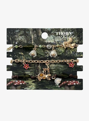 Thorn & Fable Woodland Critter Bracelet Set