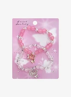 Sweet Society Beaded Butterfly Best Friend Bracelet Set