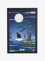 Godzilla Moon Framed Wall Art