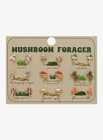 Mushroom Forager Stud Earring Set