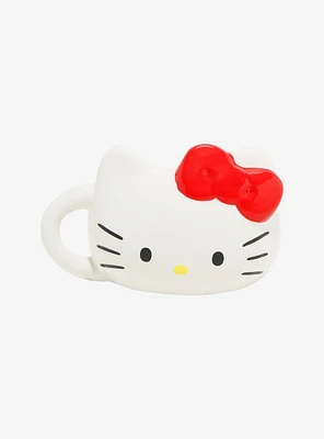 Hello Kitty Red Bow Figural Mug