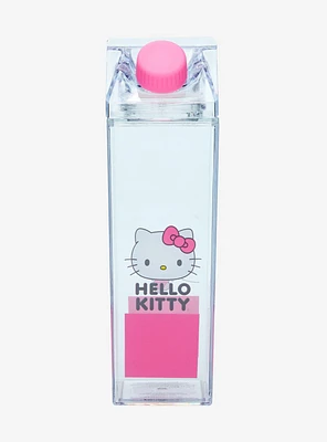 Hello Kitty Poodle Milk Carton Water Bottle